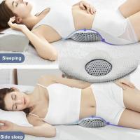 Almohada De Lumbar Con Recuperación Rápida Para Mejorar La Postura Espinal Almohada De Buckwheat 3D Para Dormir Soporte Funcional Para La Cama - details 2