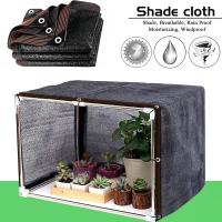 90% Malla de Sombra-Malla de Sombra para Jardín con ojales, cubierta de Sombra para Exterior para Cenadores, Terrazas, plantas, winteraderos, gallineros, color Negro, Índice de sombrado - details 3