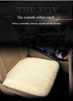Cojín De Asiento De Coche De Peluche Para Invierno Cómodo Y Caliente Adecuado Para Coche Hogar Oficina Tamaño 18.5x17.3 Pulgadas - details 0
