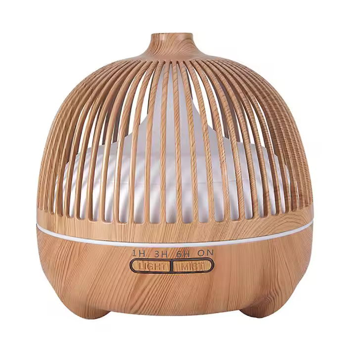500ml difusor system of aceite esencial, difusores del aroma para el Sitio Grande Casero with El temporizador Auto del Cierre 4 y Luz de 7 Colores, Pequeño humidificador del escritorio para el bebé - 1