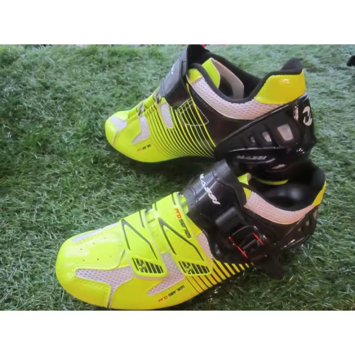Massi Zapatillas Road Argo Neón - Cierre Reforzado con Velcros - 1
