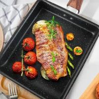 Sartén Cuadrada Antiadherente Para Huevo Y Rollitos De Huevos Mini Cocinita Plancha Para Desayuno Sartén De Freír Con Fundamento Plano - details 9