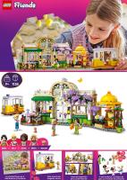 LEGO® Friends Café Botánico y Floristería Kit de Construcción, Juego Simbólico, Regalo para Niñas y Niños de 9 Años o Más, 4 Minipersonajes, una Figura de un Gato y Tranvía 42671 - details 0