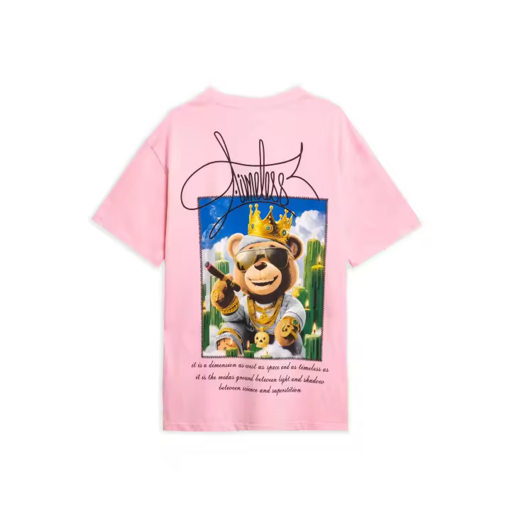 Camiseta Area Zero Rosa Timeless Bear Oversized Tee - 1