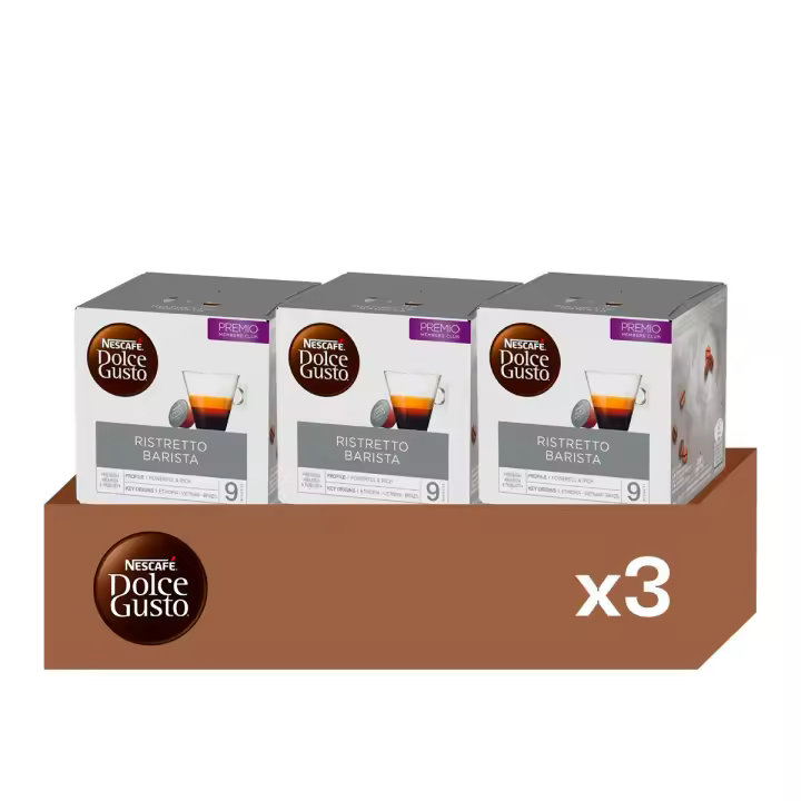 Ristretto Barista - Pack 3 Cajas de Café (48 uds) | Sabor Potente y Rico, con Extra Crema, Receta Mejorada - 1