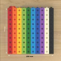 Juego De Bloques De Construcción Cuadrados 100 Piezas 2x2x2CM Juguetes Educativos Para Niños DIY Bloques De Modelado De Plástico Compatible Con Lego - details 6