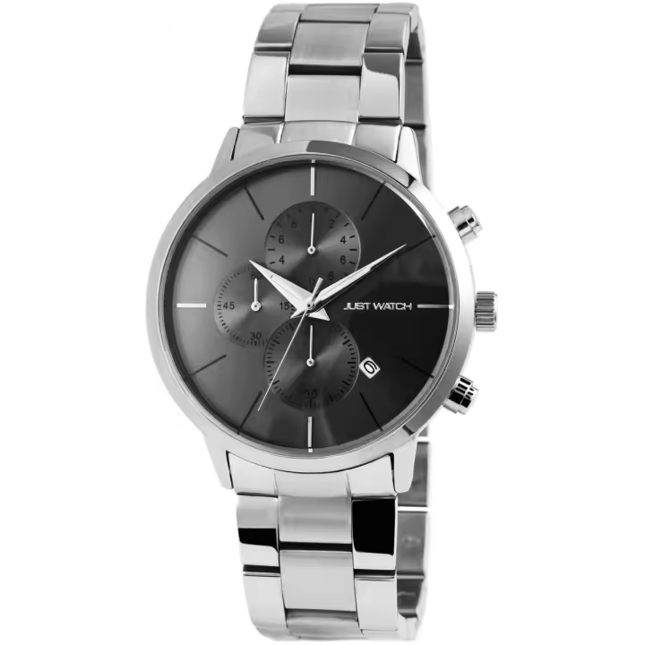 Reloj Just® Hombre com Cronógrafo e Bracelete em Aço Inoxidável - 1