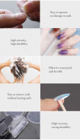 LULAA 10 Hojas De Pegamento Para Uñas Doble Cara Adhesivo Reutilizable Para Uñas Postizas Accesorios De Manicura Herramientas De Uñas - details 6