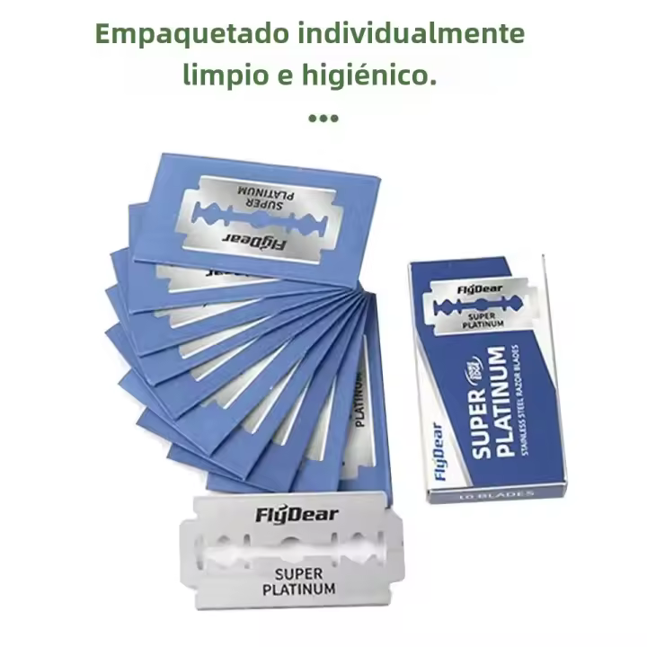 Afeitadora De Seguridad Retro Clásica Para Hombres Hojas De Afeitar De Acero Inoxidable Herramienta Profesional De Barbero Eliminación De Pelos - 1