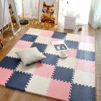 12pcs Juego De Puzzles Para Bebés Alfombra Interlocking De Esponja Tamaño 30x30x1cm Alfombra De Ejercicio Para Niños Suave Y Educativa - details 1