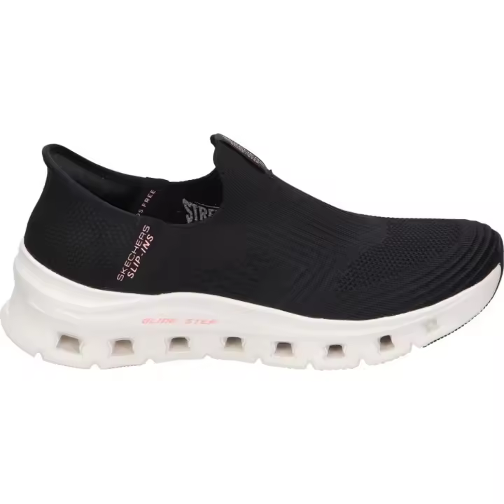 SKECHERS | Zapatillas Skechers Slip-ins: Glide-Step Pro Everyday para Mujer – Deportivas Negras con Detalles en Rosa – Sin Cierre – Slip Ins – Air Cooled Memory Foam – Stretch Fit – Apto para Lavadora – Vegan – Modelo 150422-BLK - 1