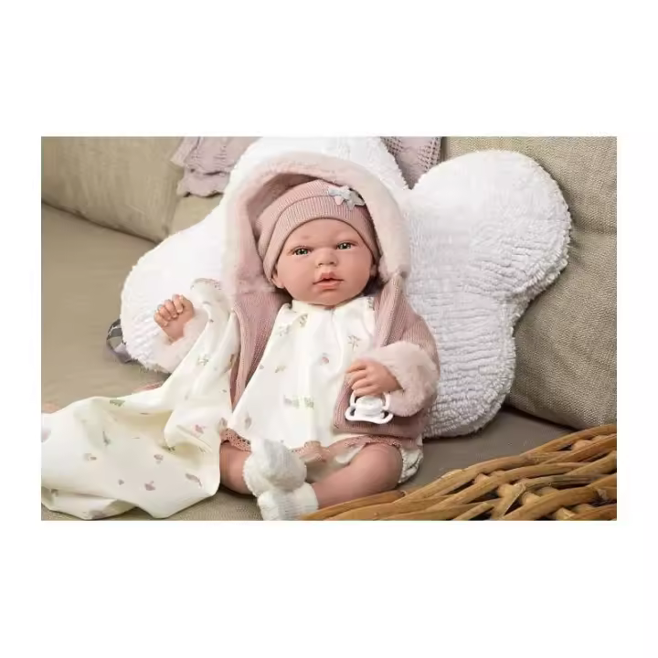 Arias Muñeca Elegance 40 Cm Andie con Manta y Muñeco con Peso - 1