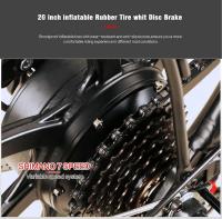 Samebike 20lvxd30 Bicicleta Eléctrica plegable Hub Motor de 20 pulgadas Baría extrable 48v10.4ah - details 8