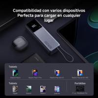 Xiaomi Power Bank Integrated Cable (Cable Integrado) 10000mAh 165W, PowerBank Batería Externa con Capacidad de Auto-Recarga de Hasta 90 W, Puertos Duales con una Salida Máxima Simultánea de hasta 165 W - details 2