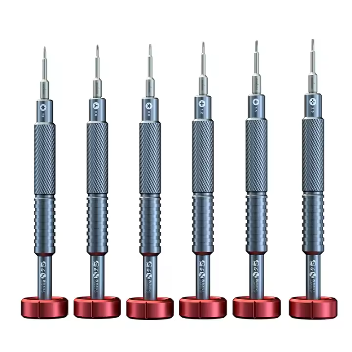 Conjunto De Destornilladores Multifuncionales MECHANIC XILI S2 Precisión 6 En 1 T2 Y0.6 Torx 0.8mm Hex T2 Para Desmontaje De iPhone Herramientas De Reparación De Teléfonos - 1