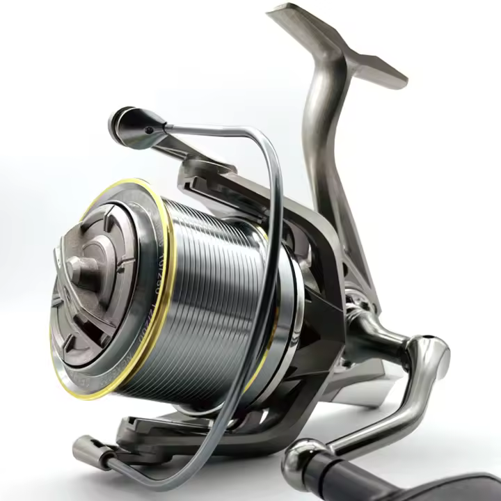 Carrete De Pesca NGK8000-14000 Con Cucharón Y Brazo De Rocker Metálicos Ratio De Engranajes 4.8:1 Carrete De Pesca Para Agua Dulce - 1