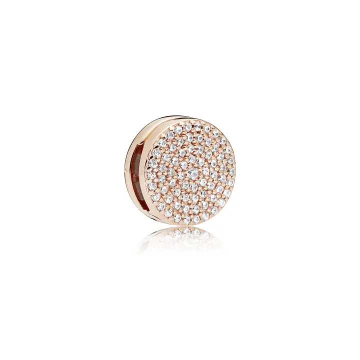 Charm PANDORA Reflexions Elegancia Deslumbrante Rose 787853CZ - 1