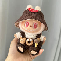 Muñeca De Peluche Miniatura Labubu I Y II 17cm Ropa De Muñeca Coreana Kpop Exo Accesorios DIY Vestido Rosa Regalo Estilo Nuevo - details 13