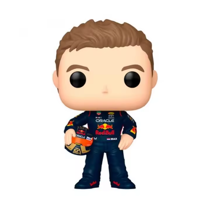 Funko POP! Vinyl Fórmula 1 - Racing S4- Verstappen w/Helm - Max Verstappen - Juguete para Niños y Adultos - Fans - Diversidad de Personajes y Temáticas - 1
