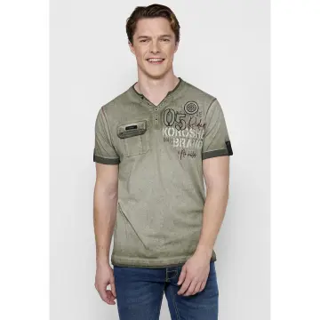 Manga Larga Cuello Redondo Informal Con Botones Camisas Para