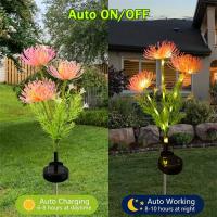 Luces Solares De Flores Para Jardín Impermeables Iluminación De Patio Camino Decoración De Jardín Fuente De Energía Solar - details 3
