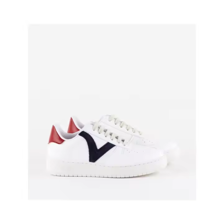 VICTORIA 1258201 Zapatillas deportivas mujer 32423 24V SNEAKERS BLANCO LOGO V MARINO - 1