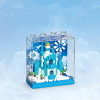Bloques De Construcción De Castillo Nuevo Torre De Boda De Cuento De Fadas Juguete Educativo Micro Partícula Regalo De Navidad Para Niños - details 6