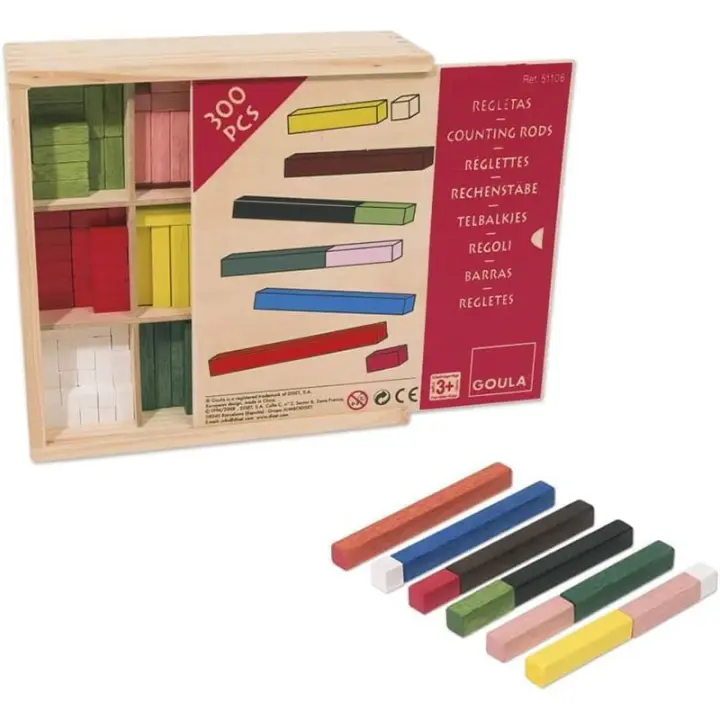 Juego Regletas de Madera Primera Infancia de Goula - 1