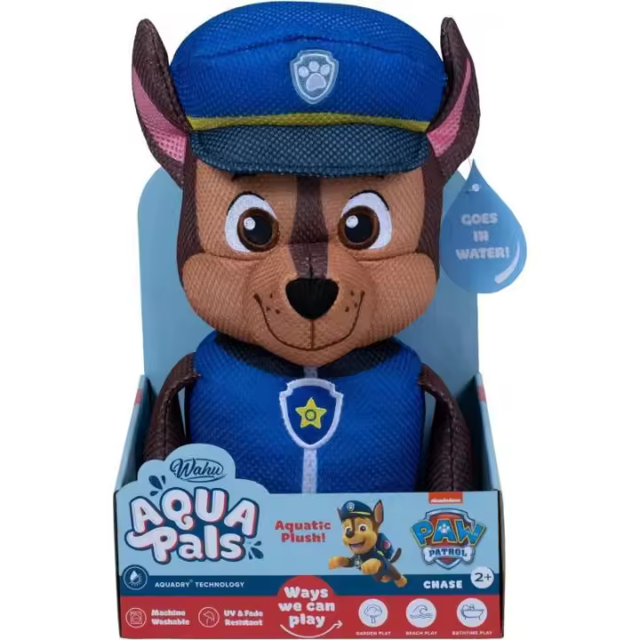 PELUCHE AQUA PALS MEDIANO PAW PATROL CHASE DE GOLIATH - 1
