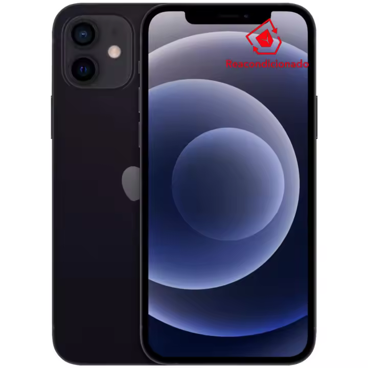 Apple iPhone 12 64GB Negro REACONDICIONADO Grado A+ Garantía 2 años - 1
