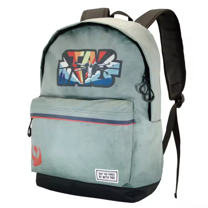 Star Wars Vintage Mochila HS FAN, Gris - 1