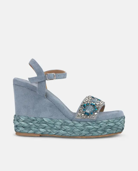 Alma Blue V25BLG106 Cuñas para mujer azul en sintético 54758 - 1