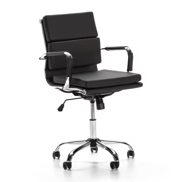 VS Venta-Stock Sillón de Oficina Tapizado Fenix con Ajuste de Altura Milimétrico - 1