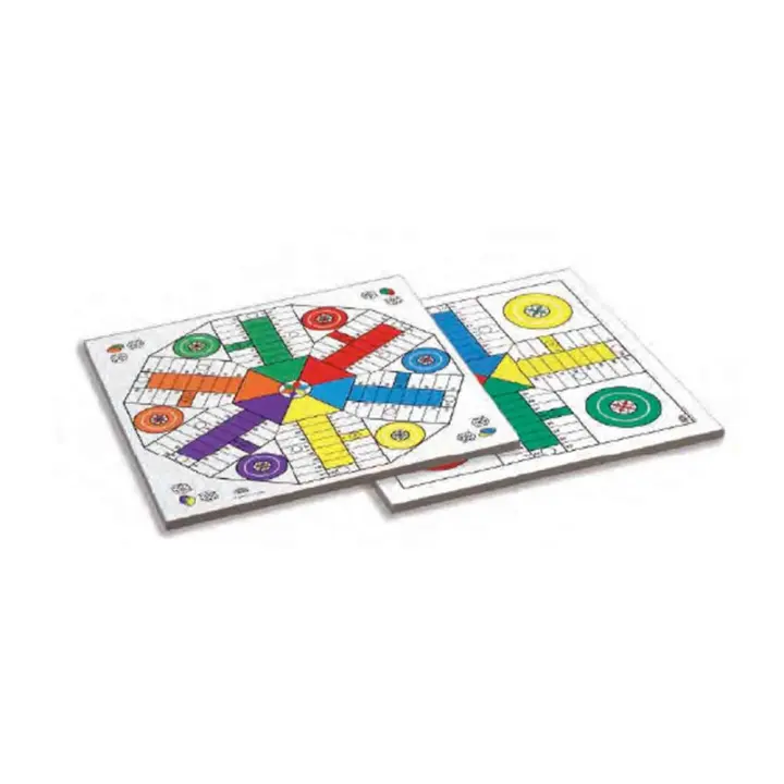 Tablero Parchis 4 y 6 jugadores de madera 40x40 cm sin accesorios (Cayro T-134) - 1