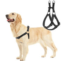 Harnés Para Perro De Color Sólido Tamaño Pequeño Para Entrenamiento Y Caminar Con Estilo De Pasos Material De Poliéster Adecuado Para Todas Las Fases De Vida Del Perro - details 0