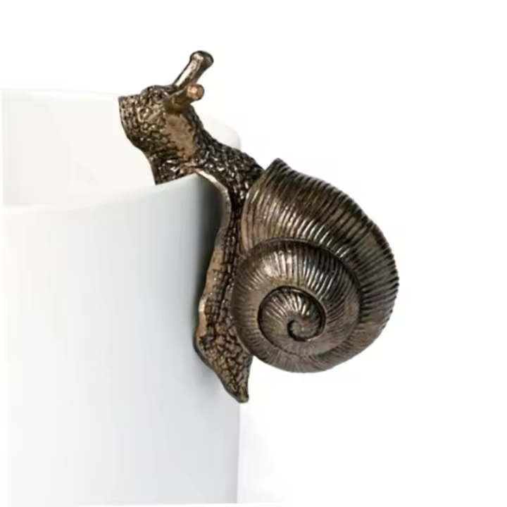 Estatua De Caracol Vintage En Bronce Jardín Decoración Resina Arte Patio Exterior Ornaメント Para Valla Del Jardín - 1