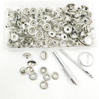 Kit De 100 Piezas De Botones De Acero Inoxidable Para Sujeción De Mochilas Y Ropa Herramientas Incluidas Para Costura En Cuero Y Tiendas - details 2