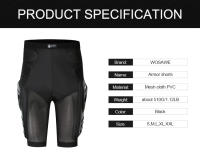 Chaleco De Protección Para Moto WOSAWE Deporte Armadura Protectora Con Soporte Corporal Manguito Guardia Motocross Protección Torácica Y Ski Material ABS Y EVA - details 11