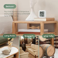 Sensor De Temperatura Y Humedad Inteligente Bluetooth Tuya Con Pantalla LCD Mini Higrómetro Termostato Compatible Con Alexa Google Home - details 5