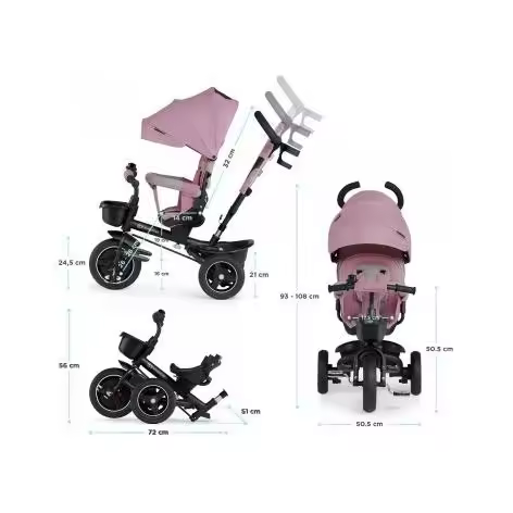 KINDERKRAFT Triciclo plegable  SPINSTEP 5 en 1 de  Kinderkraft - 1