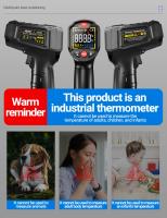 ANENG TH203 Termómetro Infrarrojo Industrial Inteligente Pantalla VA Color Inverso Medición De Temperatura -50~600℃ Herramienta De Prueba - details 15