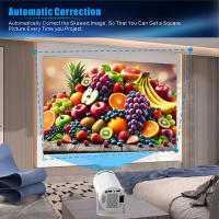 Proyector Portátil 4K HD 1080P Dual Wifi6 Con Sistema Android Para Cine Hogar Exteriores Oficina Proyector LED De Alta Resolución - details 7