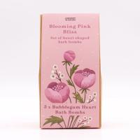Viva Esencia Set de Bombas de Baño en Forma de Corazón – Felicidad Rosa Floreciente, veganas, hidratantes, con aceites esenciales, aroma floral romántico, ideal para regalar, cuidar la piel y conectar contigo misma – Fabricado por Ancient Wisdom - details 3
