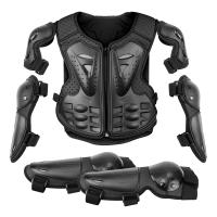 Chaleco De Armadura Para Motocicleta Infantil Protección Motocross Chaqueta Armadura Infantil Con Protetores De Rodillas Venta Por Pieza Tamaño Unico - details 0