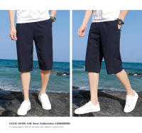 Nuevos Shorts Capris Para Hombre 2024 Thin Ice Silk Pantalones Rectos Y Holgados Para El Verano Estilo Casual - details 11