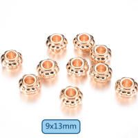 iYOE 50pcs Cuentas De Rueda De Plástico Con Gran Agujero Para La Creación De Joyas Y Pulseras DIY Cuentas CCB Mixtas - details 17