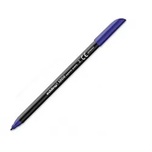Rotulador edding punta fibra 1200 azul n.3 punta redonda 0.5 mm 10ud - 1