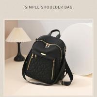 Mochila De Nylon Moda Multifuncional Gran Capacidad Para Estudiantes Mochila De Hombro Para Mujer Material Principal Denim Lining De Poliéster - details 6