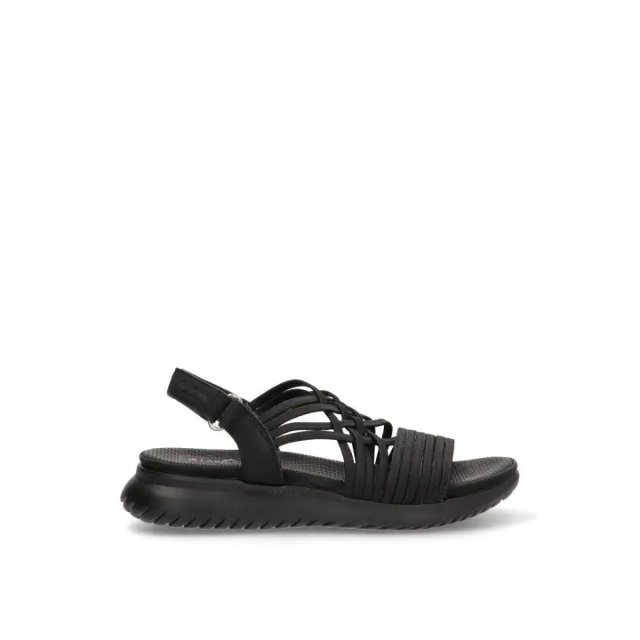 SANDALIA CONFORT CRUZADA ARMONY 40009 BATELES, MUJER NEGRO - 1