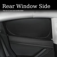 Visera De Sol Para Tesla Model 3 Model Y 16-23 Cubierta De Ventana Privada Para Parabrisas Y Lados Del Coche Bloquea Los Rayos UV Accesorio De Protección Solar - details 3
